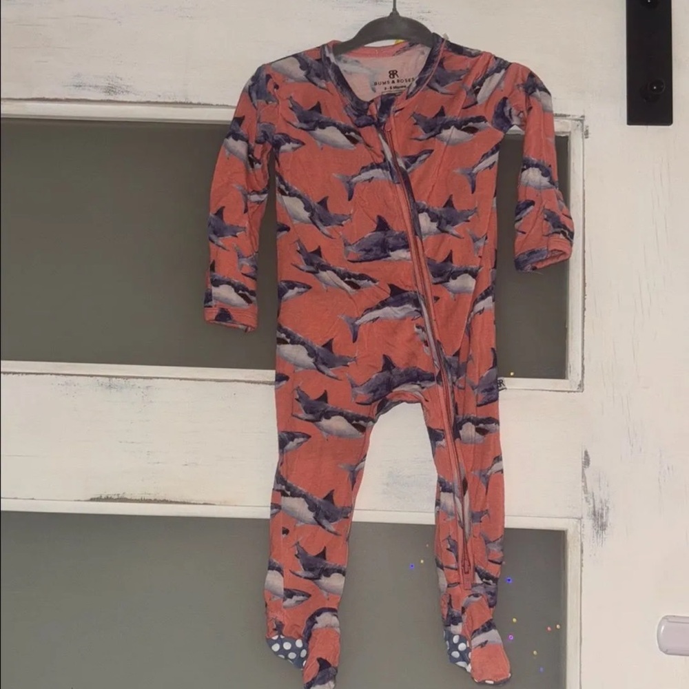 Shark Print Bums and Roses